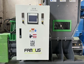 Control system: PLC with SIEMENS touch screen