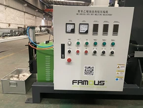Control box with temperature meters, amperemeters, emergency, etc