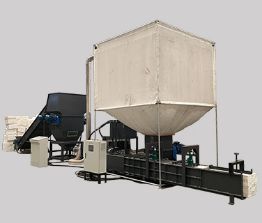 Foam Hydraulic Compactor with Silo System