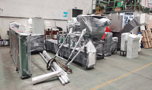 Machine packing in our factory