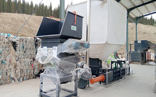 Foam Hydraulic Compacting Line Installed in Spain