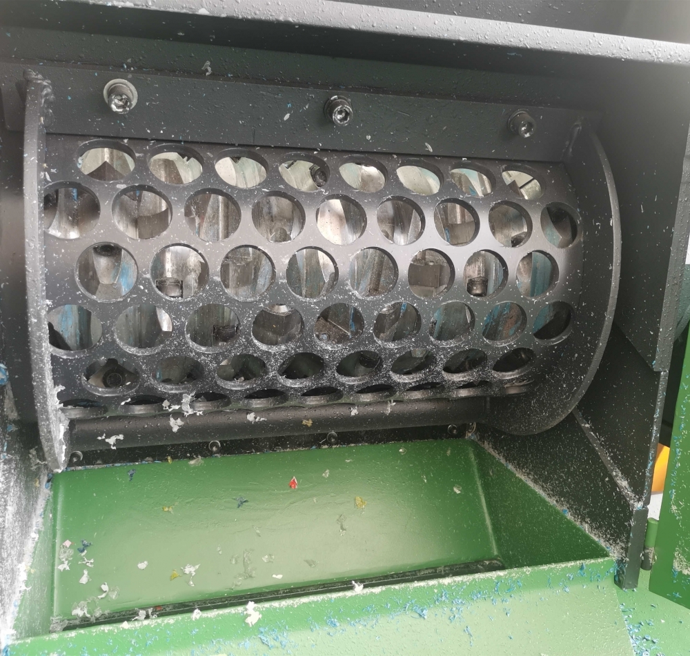 Plastic Shredder And Crusher Two In One Machine