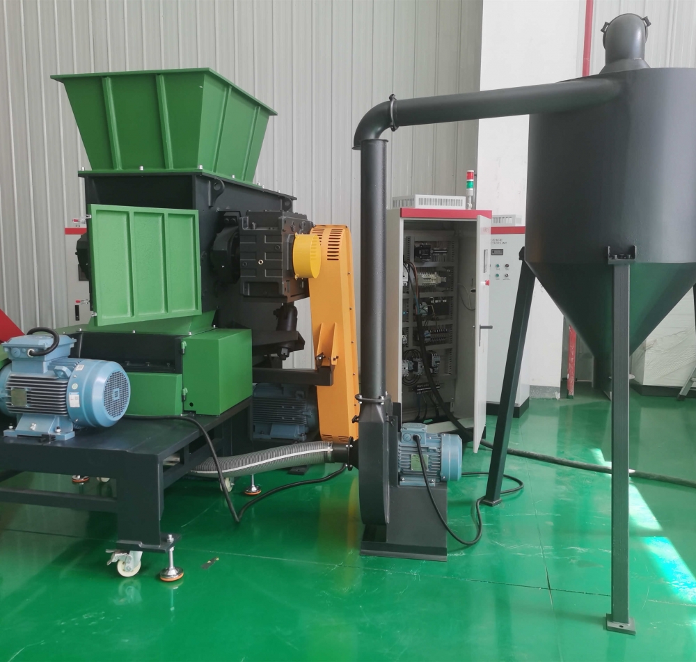 Plastic Shredder And Crusher Two In One Machine