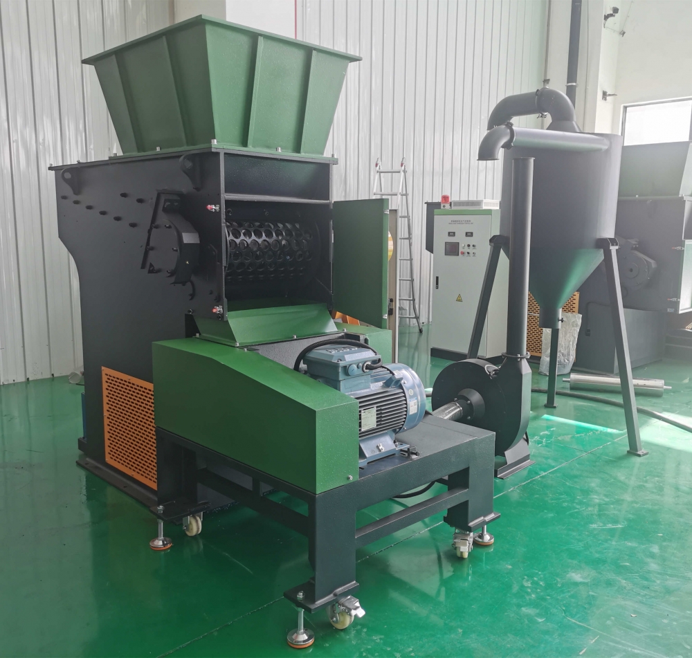 Plastic Shredder And Crusher Two In One Machine