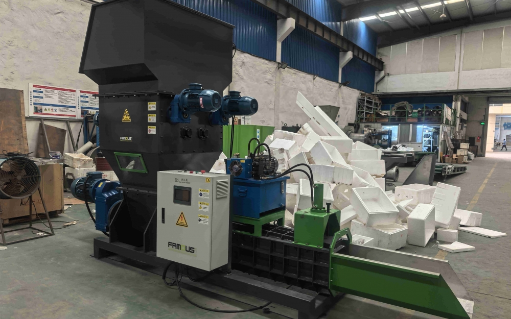 Seafood Foam Box Compactor to Norway