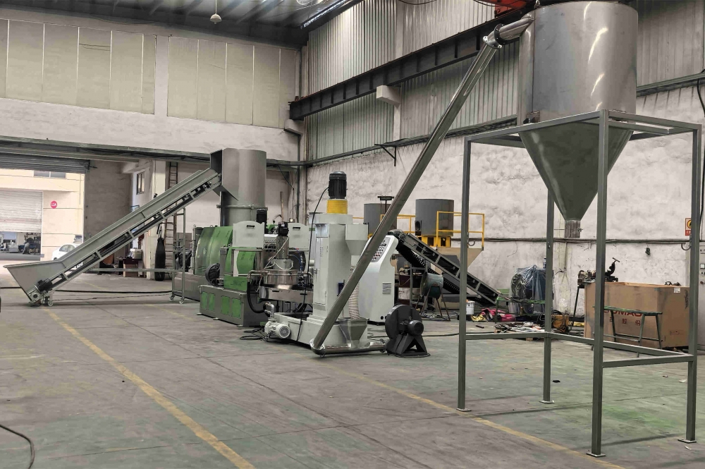 pp pe stretch film granulation line/pp packing film granulating line/pp shrink film granulation line