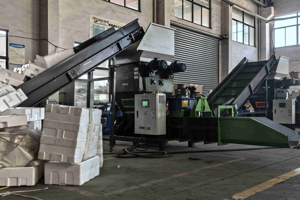 styrofoam compactor/styrofoam screw compactor/eps screw compactor/eps foam screw compactor